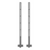 Multibrackets M Pro Series - Uchwyt do soundbara XL, Czarny, Stal, 15 kg, 165,1 cm (65 cali), 2,79 m (110 cali), 104 mm