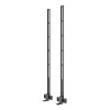 Multibrackets M Pro Series - Uchwyt do soundbara XL, Czarny, Stal, 15 kg, 165,1 cm (65 cali), 2,79 m (110 cali), 104 mm