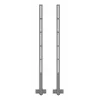 Multibrackets M Pro Series - Uchwyt do soundbara XL, Czarny, Stal, 15 kg, 165,1 cm (65 cali), 2,79 m (110 cali), 104 mm