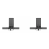 Multibrackets M Pro Series - Uchwyt do soundbara XL, Czarny, Stal, 15 kg, 165,1 cm (65 cali), 2,79 m (110 cali), 104 mm