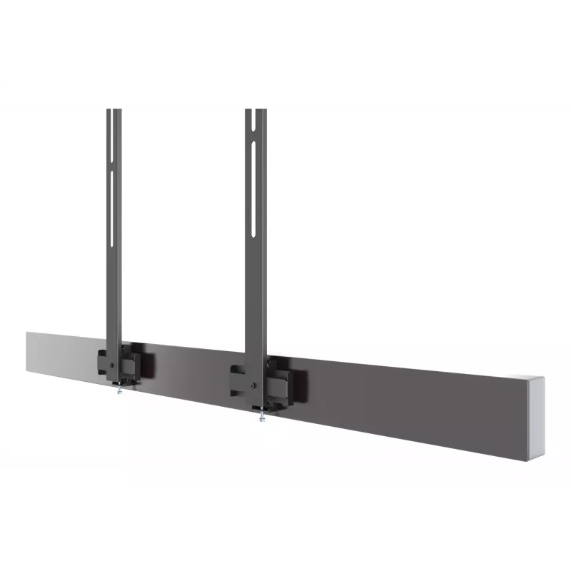 Multibrackets M Pro Series - Uchwyt do soundbara XL, Czarny, Stal, 15 kg, 165,1 cm (65 cali), 2,79 m (110 cali), 104 mm