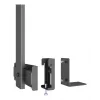 Multibrackets M Pro Series - Uchwyt do soundbara XL, Czarny, Stal, 15 kg, 165,1 cm (65 cali), 2,79 m (110 cali), 104 mm