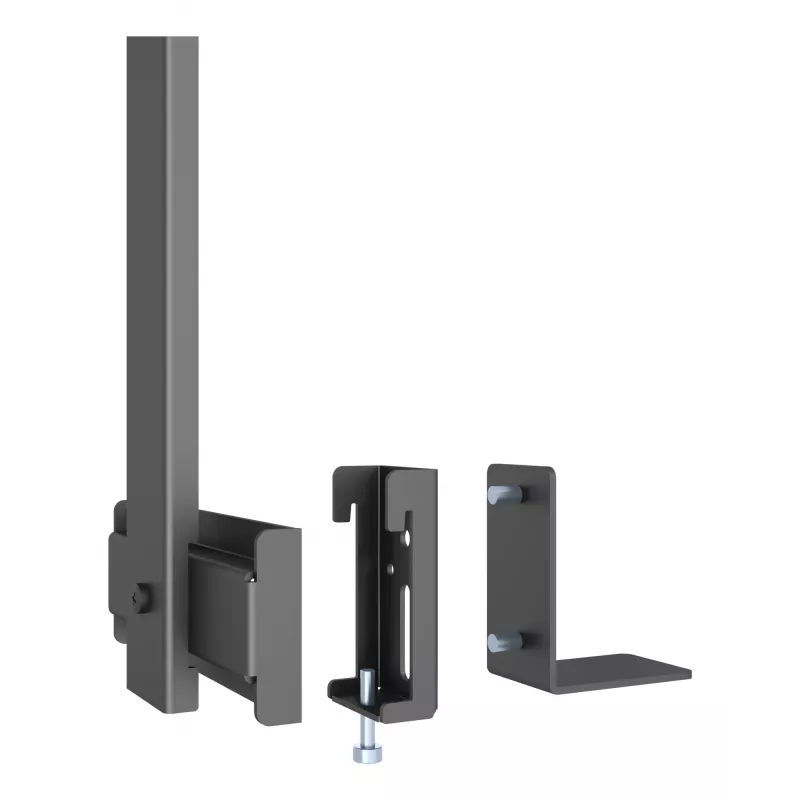Multibrackets M Pro Series - Uchwyt do soundbara XL, Czarny, Stal, 15 kg, 165,1 cm (65 cali), 2,79 m (110 cali), 104 mm