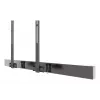 Multibrackets M Pro Series - Uchwyt do soundbara XL, Czarny, Stal, 15 kg, 165,1 cm (65 cali), 2,79 m (110 cali), 104 mm