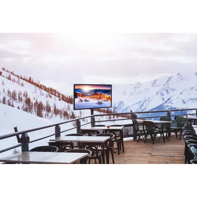 Peerless Xtreme Cyfrowy panel informacyjny 190,5 cm (75 cali) LED 3000 cd/m² 4K Ultra HD Czarny 24/7