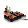 Ariete 1934 MetalGrill 3w1, Grill elektryczny do różnorodnego grillowania, 2000 W, 3 tryby gotowania, płyty nieprzywierające, Srebrny/Czarny