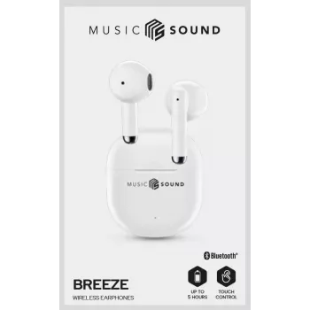 Music Sound Breeze – słuchawki Bluetooth w stylu kapsułki z kolorowym etui