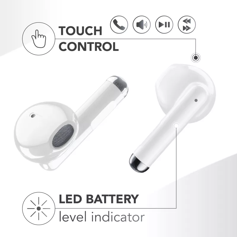 Music Sound Breeze – słuchawki Bluetooth w stylu kapsułki z kolorowym etui