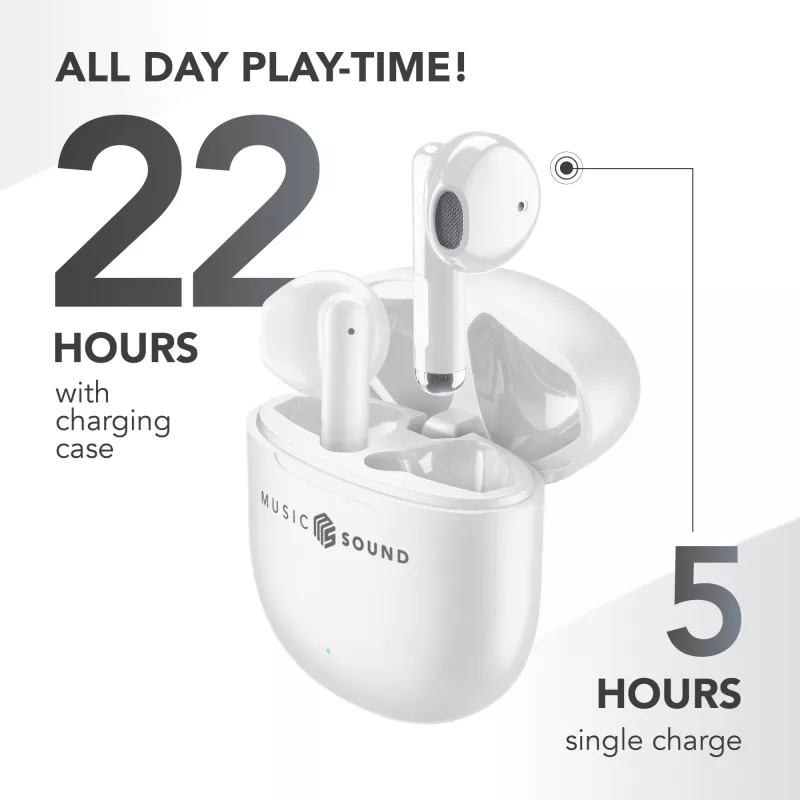 Music Sound Breeze – słuchawki Bluetooth w stylu kapsułki z kolorowym etui