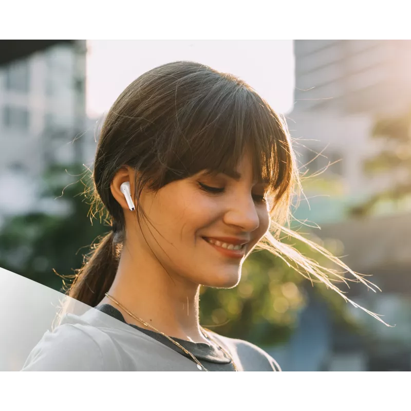 Music Sound Breeze – słuchawki Bluetooth w stylu kapsułki z kolorowym etui