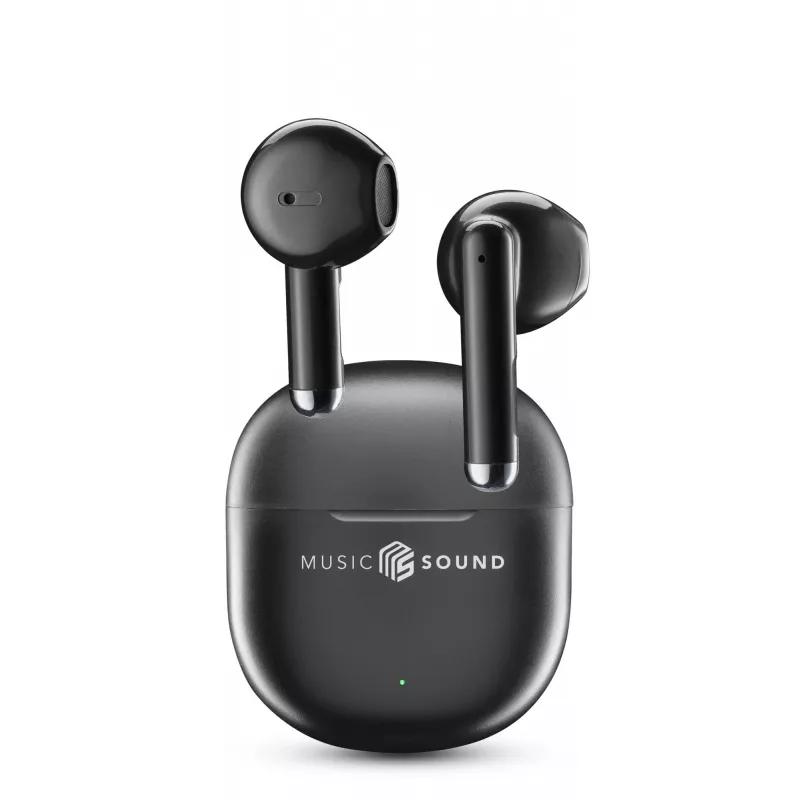 Music Sound Breeze słuchawki Bluetooth o konstrukcji kapsułkowej z kolorowym etui