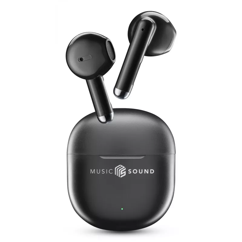 Music Sound Breeze słuchawki Bluetooth o konstrukcji kapsułkowej z kolorowym etui