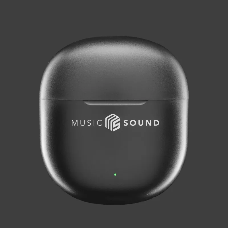 Music Sound Breeze słuchawki Bluetooth o konstrukcji kapsułkowej z kolorowym etui