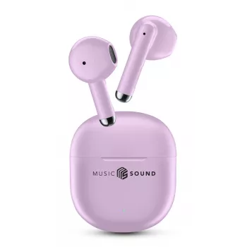 Słuchawki Bluetooth Music Sound Breeze w kształcie kapsułek z kolorowym etui