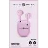 Słuchawki Bluetooth Music Sound Breeze w kształcie kapsułek z kolorowym etui