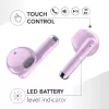 Słuchawki Bluetooth Music Sound Breeze w kształcie kapsułek z kolorowym etui