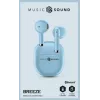 Muzyczny Dźwięk Breeze Słuchawka Bluetooth w stylu kapsułki z kolorowym etui