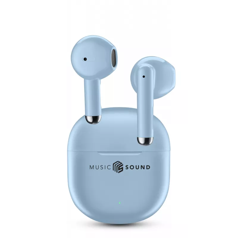 Muzyczny Dźwięk Breeze Słuchawka Bluetooth w stylu kapsułki z kolorowym etui