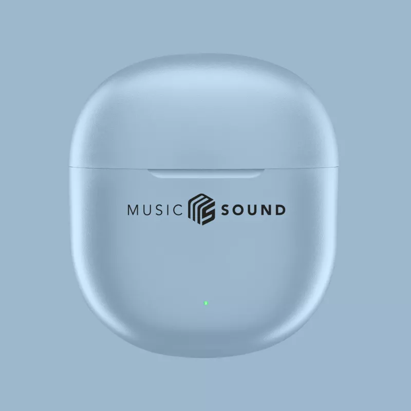 Muzyczny Dźwięk Breeze Słuchawka Bluetooth w stylu kapsułki z kolorowym etui