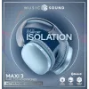 Music Sound MAXI3 MAXI3 bezprzewodowe słuchawki nauszne z aktywną redukcją szumów: wciągające i wolne od rozproszeń doznania odsłuchowe, do 35 godzin pracy na baterii. Nowoczesny design, komfort, styl i potężny, rewolucyjny dźwięk.