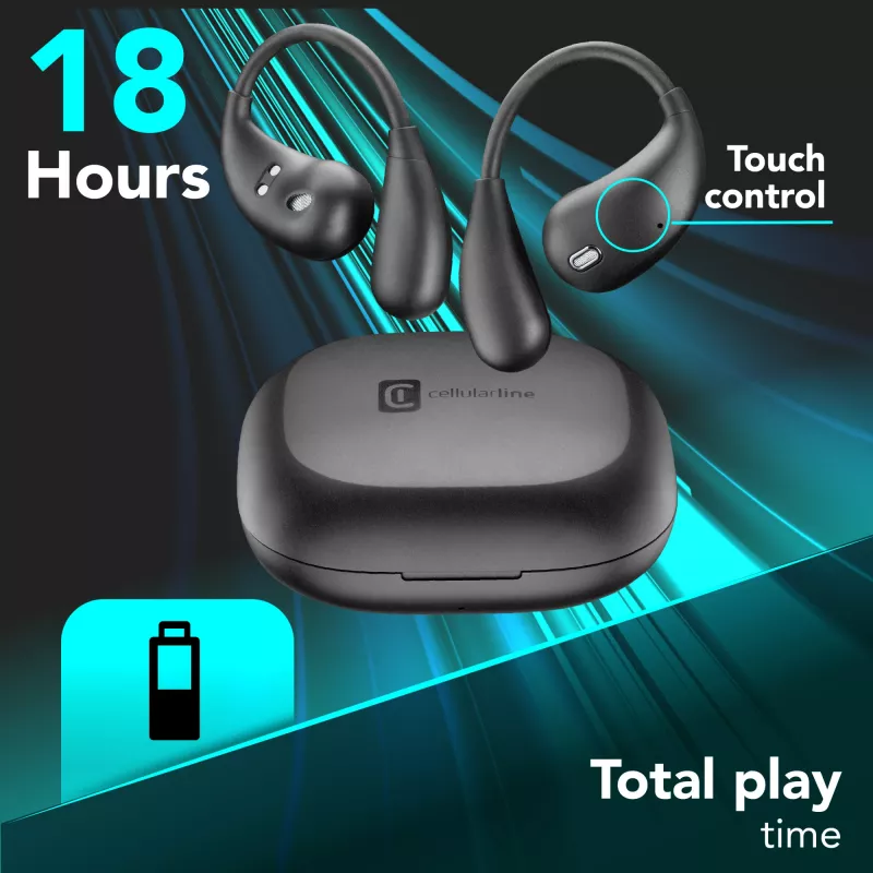Cellularline Nebit – TWS Translator NEBIT TWS earbuds z funkcją tłumaczenia w czasie rzeczywistym. Eleganckie i inteligentne, zaprojektowane, aby przełamywać bariery językowe i wspierać natychmiastową komunikację oraz transkrypcję.