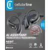 Cellularline Nebit – TWS Translator NEBIT TWS earbuds z funkcją tłumaczenia w czasie rzeczywistym. Eleganckie i inteligentne, zaprojektowane, aby przełamywać bariery językowe i wspierać natychmiastową komunikację oraz transkrypcję.