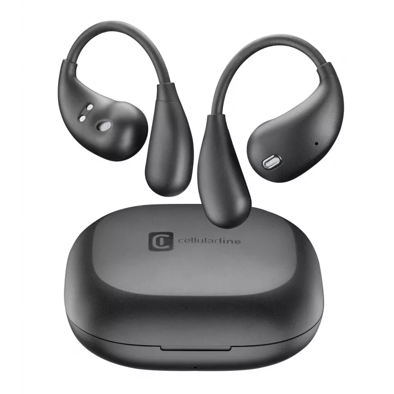 Cellularline Nebit – TWS Translator NEBIT TWS earbuds z funkcją tłumaczenia w czasie rzeczywistym. Eleganckie i inteligentne, zaprojektowane, aby przełamywać bariery językowe i wspierać natychmiastową komunikację oraz transkrypcję.