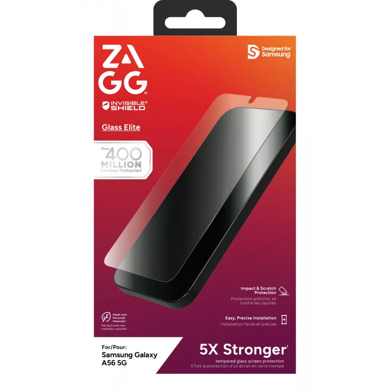InvisibleShield Glass Elite Screen Protector For Galaxy A56 5G