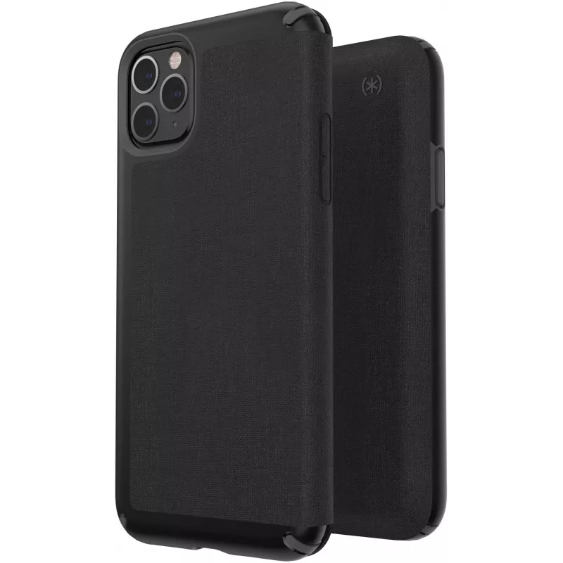 Speck Presidio Folio iPhone 11 Pro Max, etui typu flip, Apple, iPhone 11 Pro Max, 16.5 cm (6.5 inch), czarny