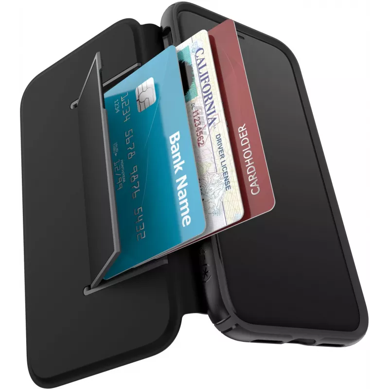 Speck Presidio Folio iPhone 11 Pro Max, etui typu flip, Apple, iPhone 11 Pro Max, 16.5 cm (6.5 inch), czarny