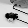 Axagon HUE-X3B koncentrator interfejsów USB 2.0 480 Mbit/s Czarny