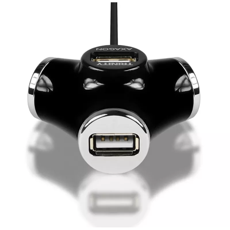 Axagon HUE-X3B koncentrator interfejsów USB 2.0 480 Mbit/s Czarny