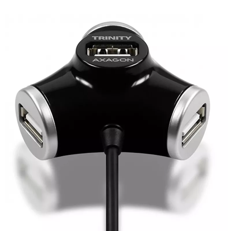 Axagon HUE-X3B koncentrator interfejsów USB 2.0 480 Mbit/s Czarny