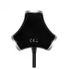 Axagon HUE-X3B koncentrator interfejsów USB 2.0 480 Mbit/s Czarny
