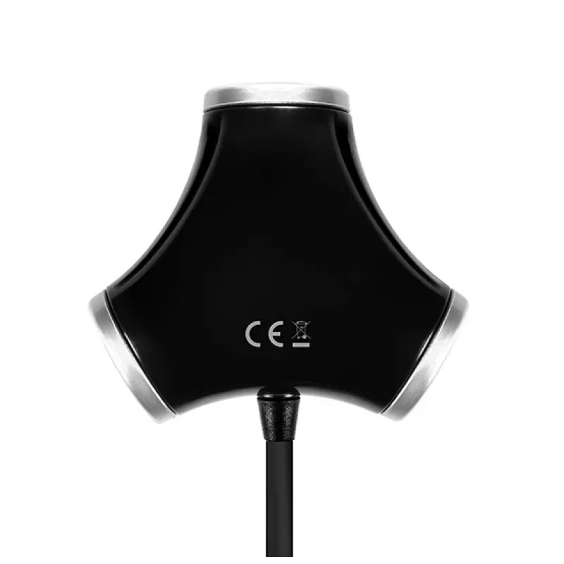 Axagon HUE-X3B koncentrator interfejsów USB 2.0 480 Mbit/s Czarny