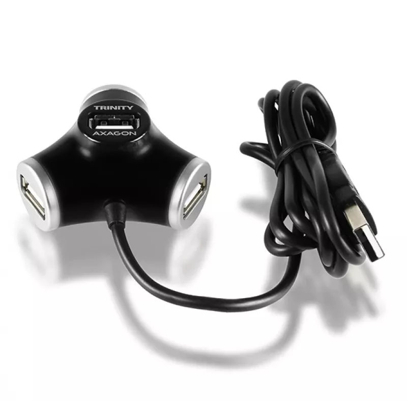 Axagon HUE-X3B koncentrator interfejsów USB 2.0 480 Mbit/s Czarny