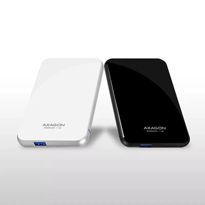 AXAGON EE25-S6B - HDD / SSD-Gehäuse - 2.5 Zoll - SATA - Serial ATA II - Serial ATA III - 5 Gbit/s - USB Konnektivität - Schwarz