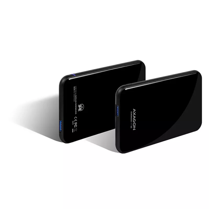AXAGON EE25-S6B - HDD / SSD-Gehäuse - 2.5 Zoll - SATA - Serial ATA II - Serial ATA III - 5 Gbit/s - USB Konnektivität - Schwarz