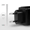 Axagon ACU-PQ22 ładowarka do urządzeń mobilnych Telefon komórkowy, Powerbank, Smartfon, Smartwatch, Tablet, Uniwersalna Czarny AC Szybkie ładowanie Wewnętrzna