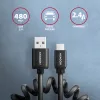 Axagon BUMM-AM10TB Kabel USB 2.0 0,6 m Micro-USB B - USB A 0,48 Gbit/s Czarny