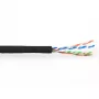 ACT CAT6 U/UTP linka krosowa czarna 305 m, 305 m, Cat6, Czarny