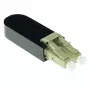 Adapter pętli zwrotnej światłowodowej ACT LC wielomodowy 850 nm, LC, czarny, RoSH, -40 - 75 °C, 40 x 12,4 x 8,6 mm, 40 mm