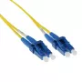 ACT 5 metrów LSZH Singlemode 9/125 OS2 światłowodowy patchcord z krótkim bootem duplex ze złączami LC