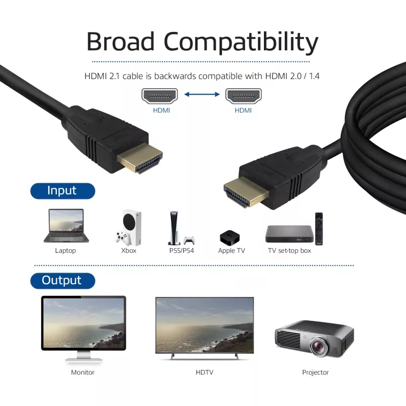 Kabel ACT 2 metry HDMI 8K Ultra High Speed v2.1 HDMI-A męski - HDMI-A męski