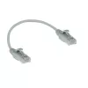 ACT Szary 0,15 metra LSZH U/UTP CAT6 slimline patchcord do centrów danych bez zaczepów ze złączami RJ45