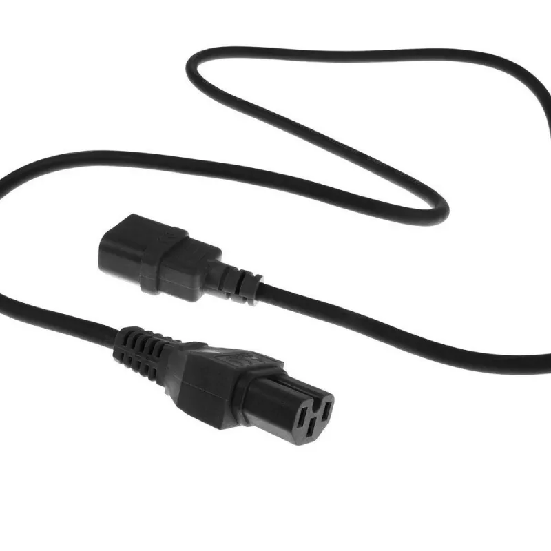 ACT Powercord C14 - C15 czarny 3 m, 3 m, wtyk C14, gniazdo C15, 250 V, 10 A