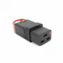 ACT C19 IEC Lock+ złącze rozbieralne czarne, PA190100BK, C19, proste, żeńskie, 250 V, 16 A, czarny, czerwony