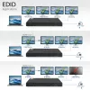 Rozdzielacz ACT 4K HDMI, 1 wejście, 4 wyjścia, obsługa EDID, HDMI, 4x HDMI, 3840 x 2160 pikseli, Czarny, 4K Ultra HD, 10,2 Gbit/s
