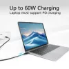 ACT USB 3.0 10Gbps 60W kabel USB Type-C, 1 metr, 1 m, USB C, USB C, USB 3.2 Gen 2 (3.1 Gen 2), 10 Gbit/s, czarny