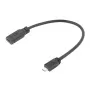 adapter kablowy ACT USB Type-C żeński na USB micro B 2.0 męski 0,2m